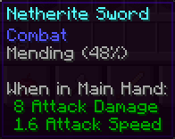 Mending Efficacy Tooltip