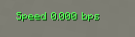 Actionbar speed display