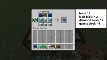enchanting custom table recipe