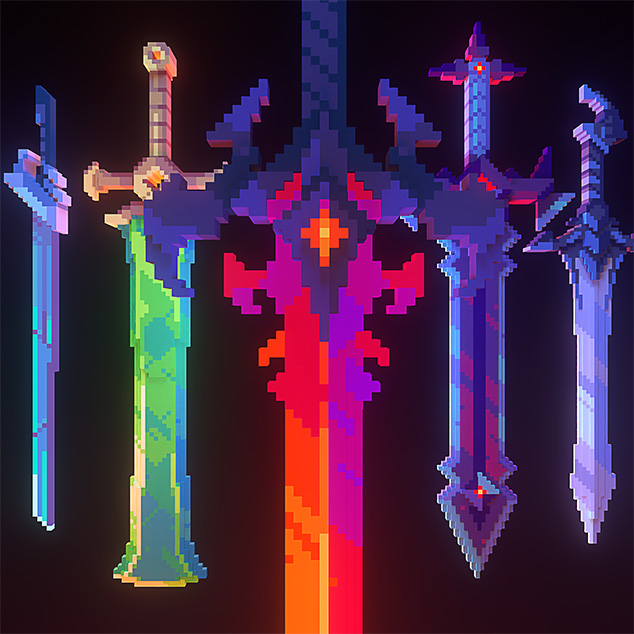 Fantasy 3D Weapons CIT