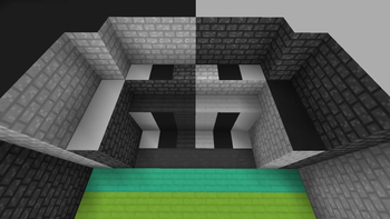Black and White Double Wall Showcase!