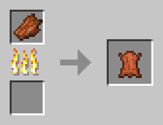 campfire rotten_flesh 2 leather - 1.1.0