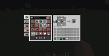 Crafting of Iron Greenix Chestplate