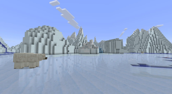 Frozen ocean