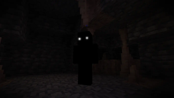 The White Eyes on a Dripstone Cave