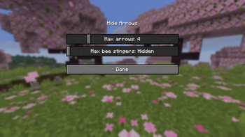 Configuration screen