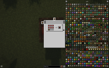 Barrel vith redstone recipe