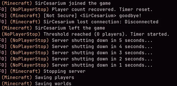 NoPlayerSleep Logs