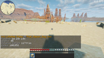 Player Command Output