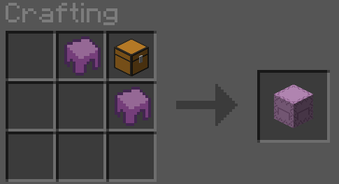 Shulker recipe posibilities