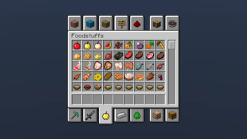 Foodstuffs with Old Item textures