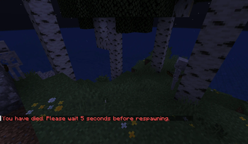 Player when die