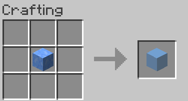 Ice crafting recipe