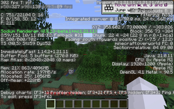 fps with a base m2 mac with the modpack