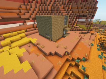 A building in the badlands