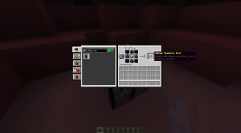 Crafting a Wither Skeleton Skull