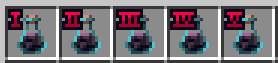 The amplifier indicator for ominous bottle