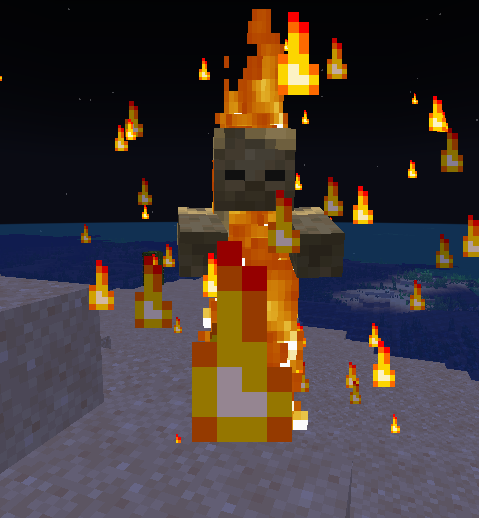 A Flaming Husk