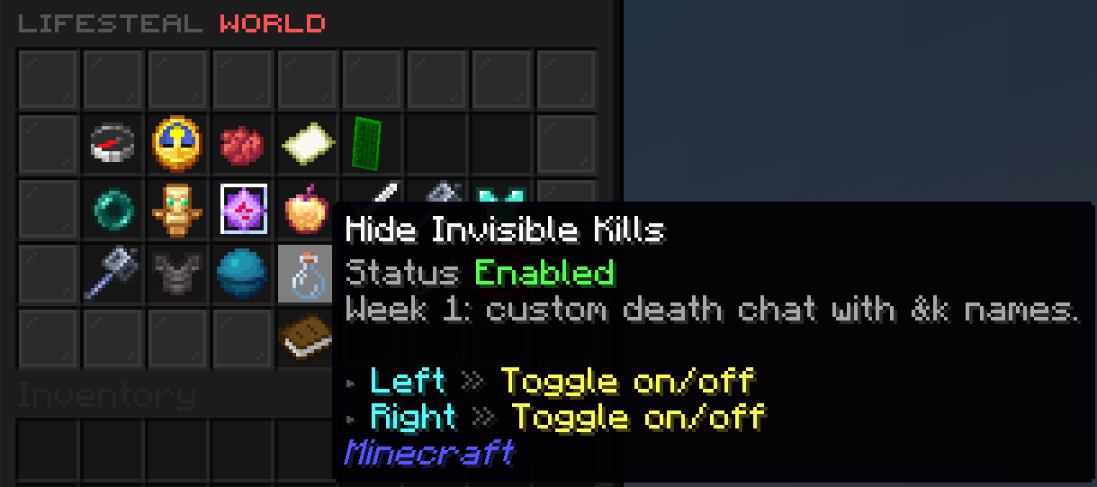 Invis QOL