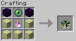 The End Portal Frame recipe