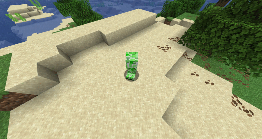 Creeper no longer blow hole