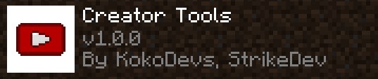 Creator Tools in Mod Menu