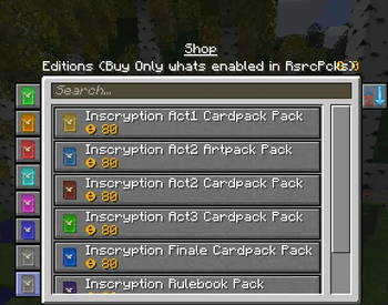 Edition Pack Shop