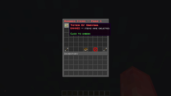 Item limiter GUI