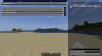 Weather Config Screen