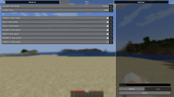 Time Config Screen