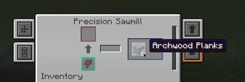 Archwood planks output