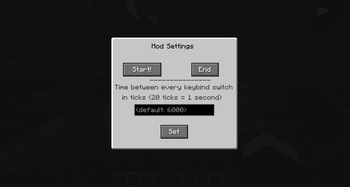 Settings gui