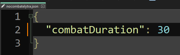 Configurable Combat Duration