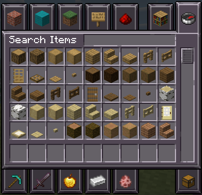 Creative Inventory Tab