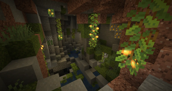 Lush caves
