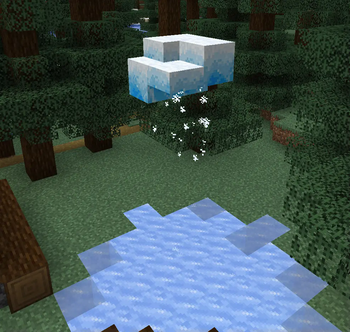 Ice Block Spell spreading ice everywhere