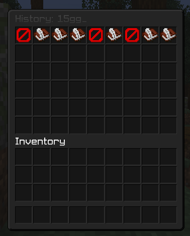 GUI | History Screen