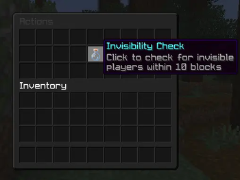 GUI | Actions Menu