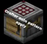Auto apply crafter Pattern logo