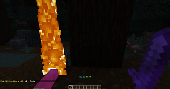 When a mob dies
