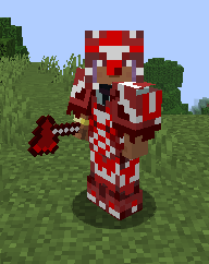 Rocket Axe With Rocket Armor On