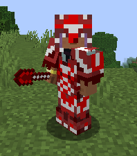 Rocket Shovel With Rocket Armor On