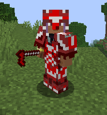 Rocket Hoe With Rocket Armor On