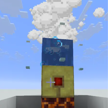 Arrangement of Normal Redstone Geyser