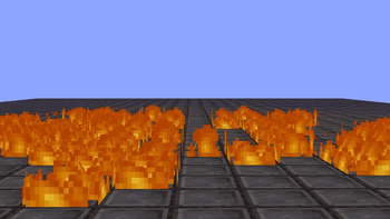 mini fire+no flame particles