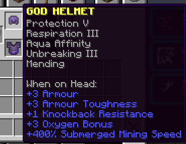 God Helmet Name