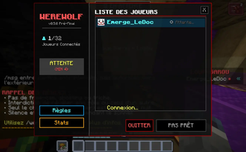 Menu Werewolf