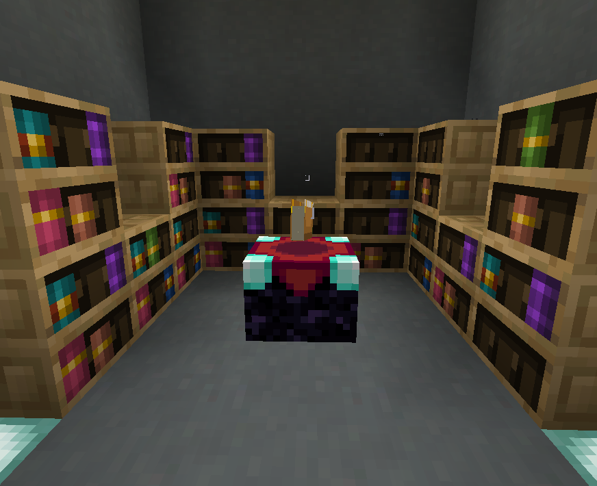 This is now a fully powered enchant table