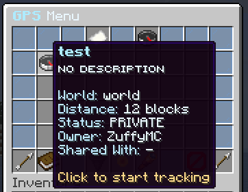 GPS - Main Menu