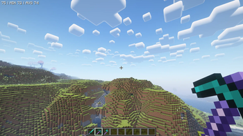 Using Diamond Pickaxe